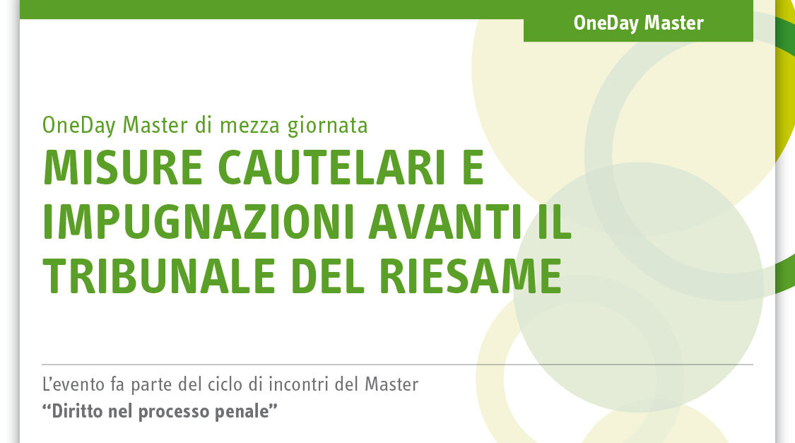 Immagine Misure cautelari e impugnazioni avanti il Tribunale del riesame | Euroconference